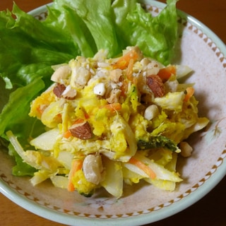 食感もイイ♪かぼちゃサラダ